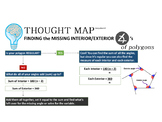 Interior and Exterior Angles of a Polygon Thought Map Poster