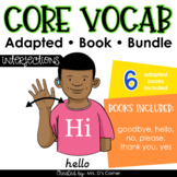 Interjections Core Vocabulary Adapted Book Bundle [Level 1
