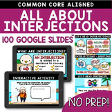 Interjections Parts of Speech  Google Slides Lesson