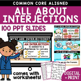 Interjections Worksheets and PowerPoint Lesson Parts of Sp