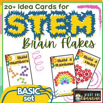 STEM Bins® Plastic Snowflakes / Brainflakes Speed Builds: STEM Activities