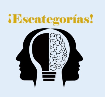 Preview of Intermediate/Advanced Spanish Fun Review Game "Escategorías"