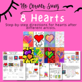 Intermediate Art Project:  8 Hearts, Dine, Uphues, Morris,