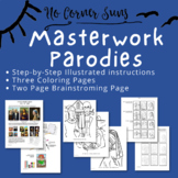 Intermediate Art Project: Masterwork Parodies step-by-step
