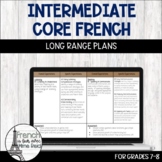 Intermediate Core French Long Range Plans