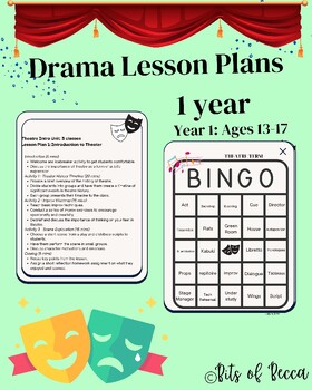 Preview of High School  Drama Class: 1 year of lesson plans - Year 1