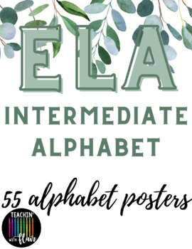 Preview of Intermediate ELA Alphabet