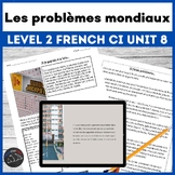 Intermediate French Comprehensible Input unit 8 for level 