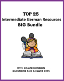 Intermediate German BIG Bundle: 25 Worksheets, Readings + 