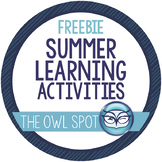 Intermediate Grades: Summer Learning Activities List