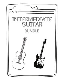 Preview of Intermediate Guitar Workbook - Bundle