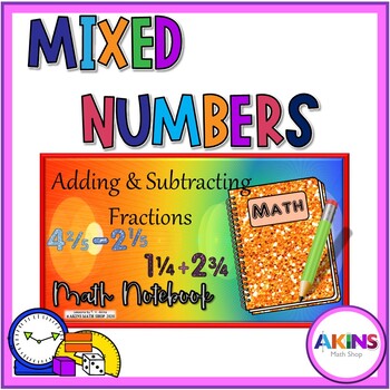 Preview of Intermediate Interactive Math Adding & Subtracting Mixed Numbers