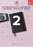 Intermediate Japanese Journal Writing Pack 2