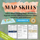 Intermediate Mapping Skills Unit + Create Your Own Country