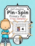 Primary Math (FREEBIE) - Self-Checking Math Centers