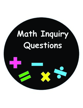 Preview of Intermediate Math Inquiry Questions