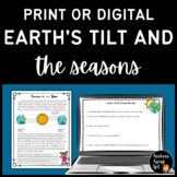 Intermediate Science - Earth's Tilt and the Seasons