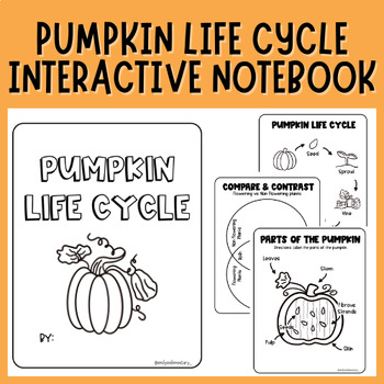 Preview of Intermediate Science | Life Cycle of a Pumpkin | Interactive Notebook | Fall