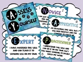 Intermediate Self-Assessment Posters and Student Desk Card