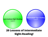 Intermediate Sight Reading- Green and Blue M/M Levels