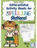 Intermediate Spelling Station Activities