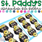 Intermediate St. Paddy's Day File Folders for Special Education