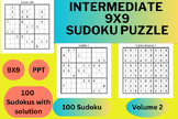 100 Intermediate Sudoku Puzzles and Solution Vol 2