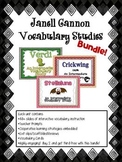 Janell Cannon Bundle:  3 Explicit Instruction Vocabulary Units!