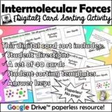 Intermolecular Forces {Digital Card Sort}