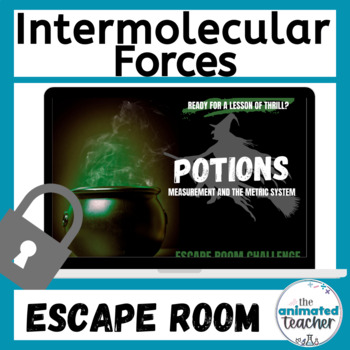 Preview of Intermolecular Forces Digital Escape Room High School Chemistry