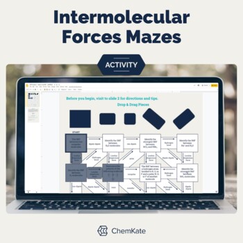 Preview of Intermolecular Forces Worksheet Mazes - Print and Digital Resource