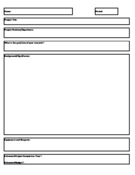 Internal Assessment Proposal Form - IB Chemistry by Science Emporium