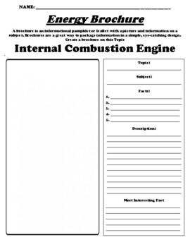 Internal Combustion Engines: Expository Reading by Creative Curricula