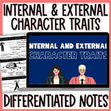 Internal and External Character Traits - Graphic Organizer