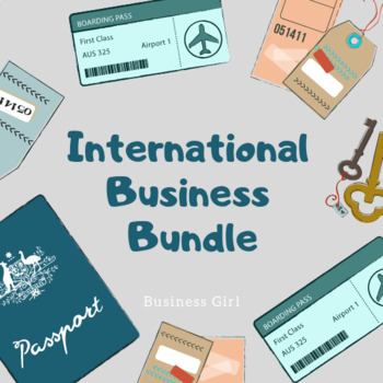 Preview of International Business Activity Bundle