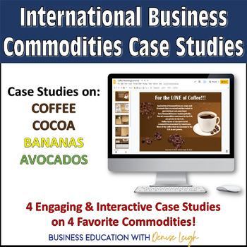 Preview of International Business Class Commodities Case Studies/Activities Files Bundle