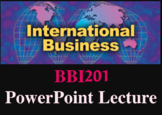 International Business Unit, BB1201, PowerPoint Lecture