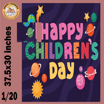 Preview of International Children's Day Coloring Pages Activities collaborative poster