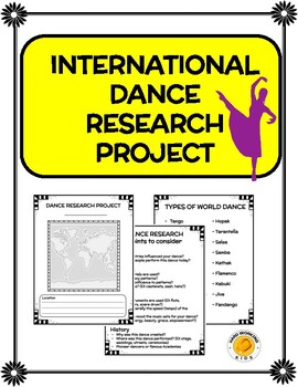 Preview of DANCE - International Dance Research Project Activities