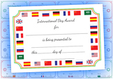 International Day Award Certificate