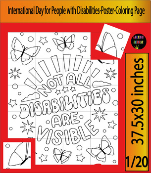 Preview of International Day for People with Disabilities  Collaborative Posters Art