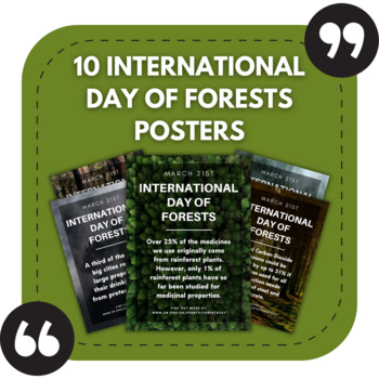 Preview of International Day of Forests | 10 Forest Fact Posters to Celebrate March 21st