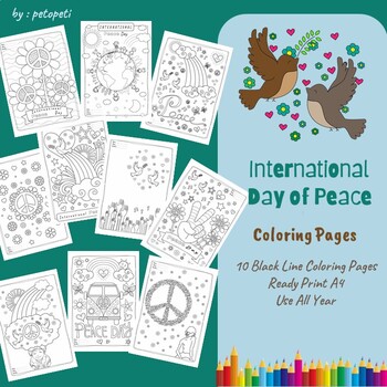 Preview of International Day of Peace Coloring Pages