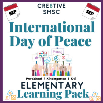 Preview of International Day of Peace Elementary Pack