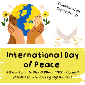 Preview of International Day of Peace - Mandala activity - Printable Lapbook and more!