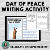 International Day of Peace Writing Activity | September 21