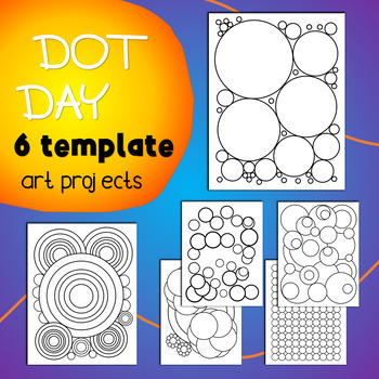 Preview of International Dot day Art Projects Kindergarten, Dot day Stem Challenge