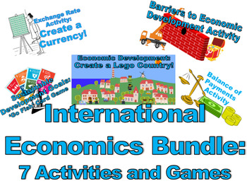 Preview of International Economics Activity Bundle - 7 engaging activities and games