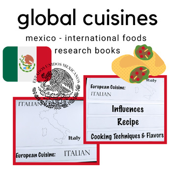 Preview of Global Foods MEXICO Cuisine Research Books
