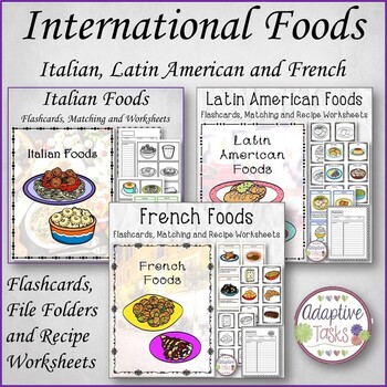 Preview of International Foods Bundle